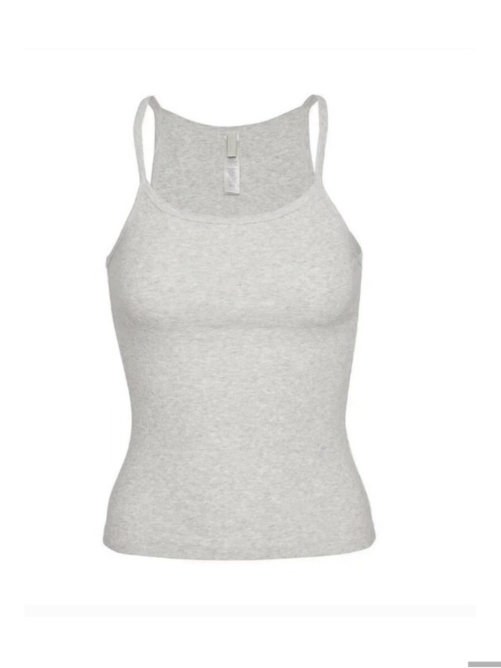 🤍SKIMS Cotton Rib Cami | Heather Gray | S |